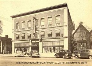 A photo of Carroll's Department Store.