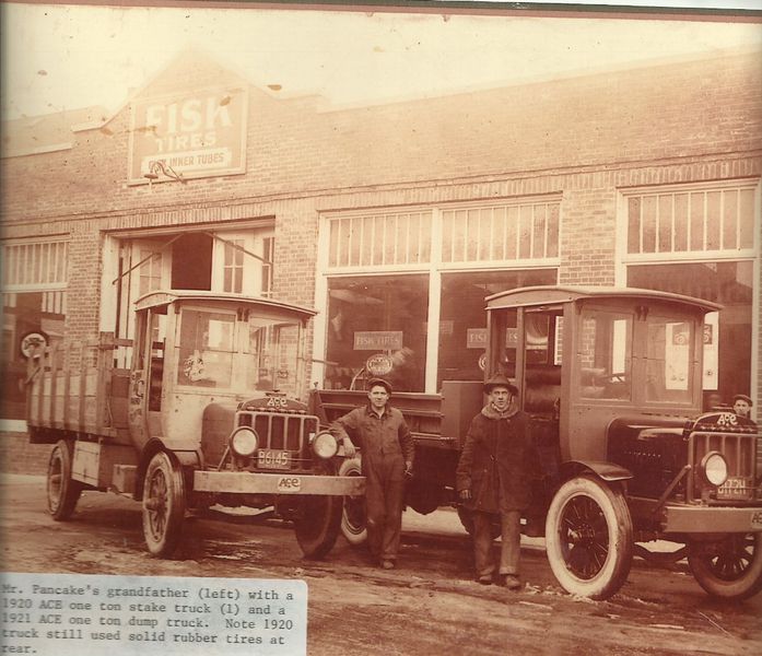 File:ACE trucks collection of Arthur Botelho, Taunton MA Antone Botelho at Eagle Garage Fall River MA 1921.jpg
