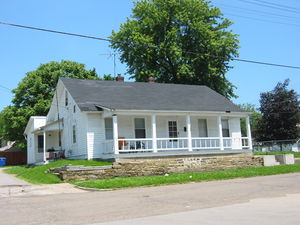 A photo of the house where Johnny Clem was born.