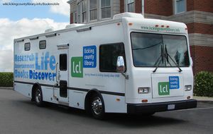A photo of the Licking County Library's Bookmobile.
