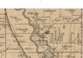 Horn's Hill 1854 Licking County Map.png