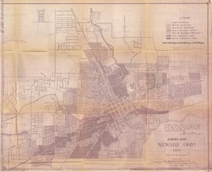 Newark Ohio Zoning Map 1901-1950 - Licking County Library's Wiki!